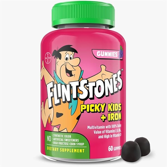 FLINTSTONES™ PICKY KIDS + IRON MULTIVITAMIN GUMMIES